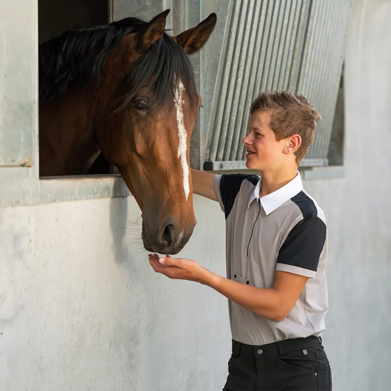 QHP Kyle Boys Show Shirt - Beige-1
