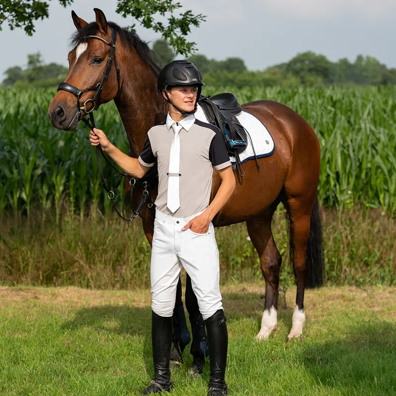 QHP Kyle Mens Show Shirt - Beige-7