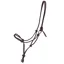 QHP Liberta Leather Rope Headcollar - Brown