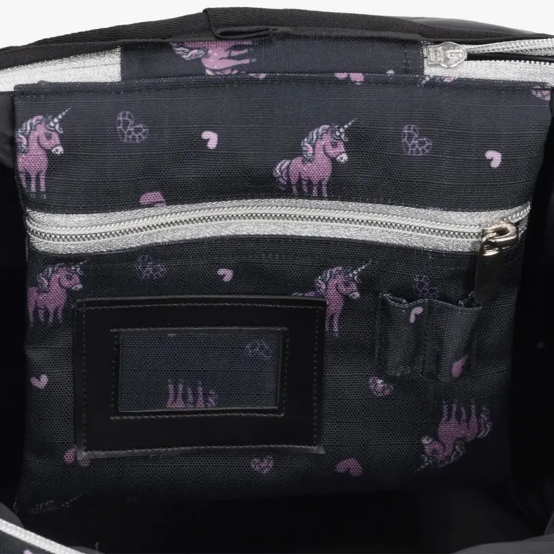 QHP Lize Grooming Kit Bag - Black/Violet-2