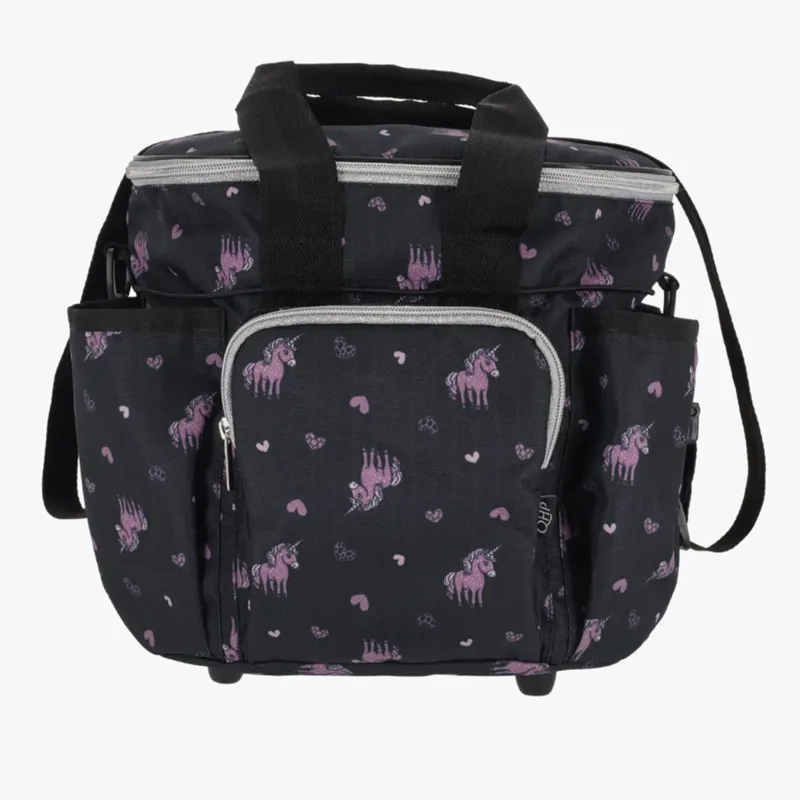 QHP Lize Grooming Kit Bag - Black/Violet