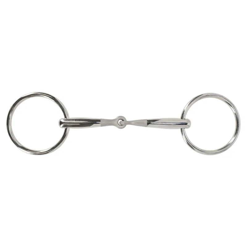 QHP Anatomical Loose Ring Single Jointed Bit - Sandblasted