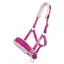 QHP Fleece Lined Lunge Cavesson - Fuchsia