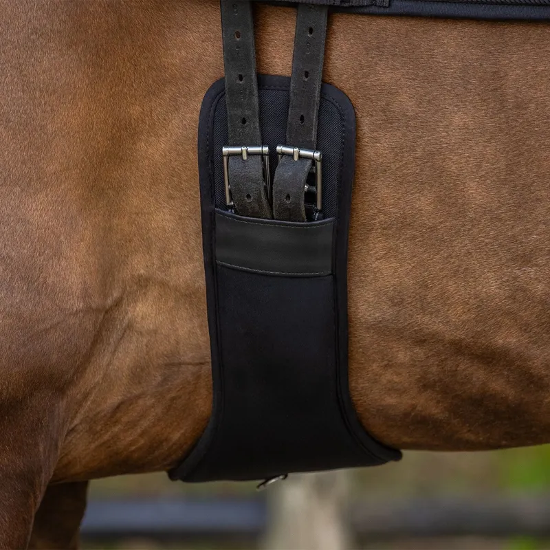 QHP Memory Dressage Girth - Black-6