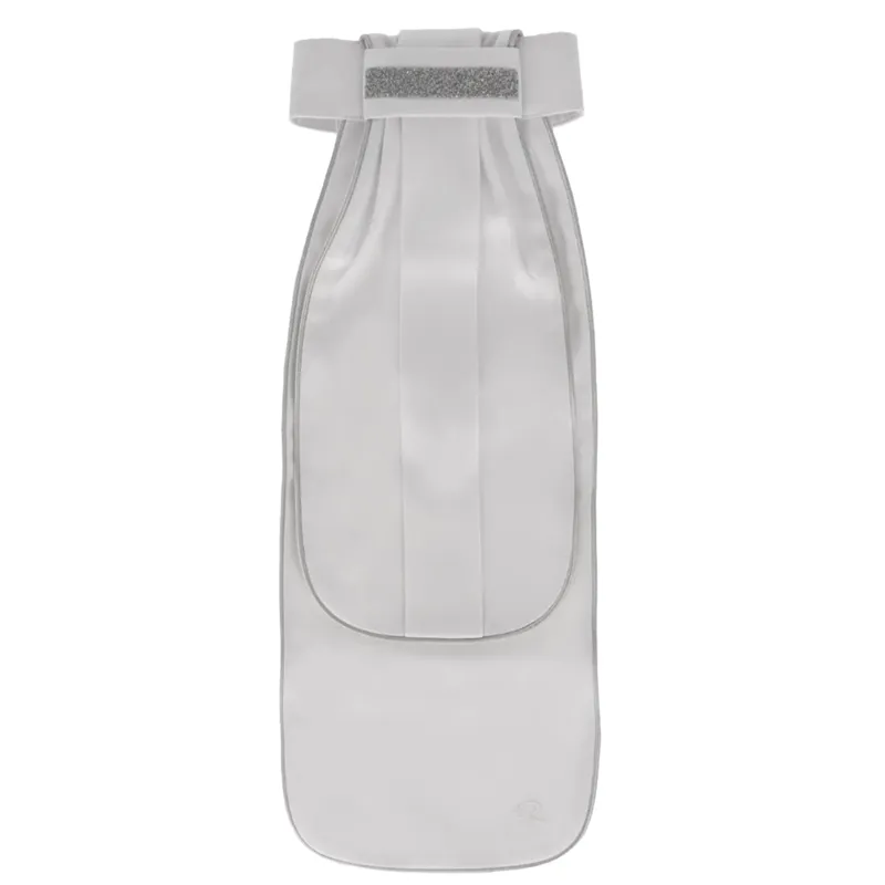 QHP Miyah Stock Tie - White/Silver