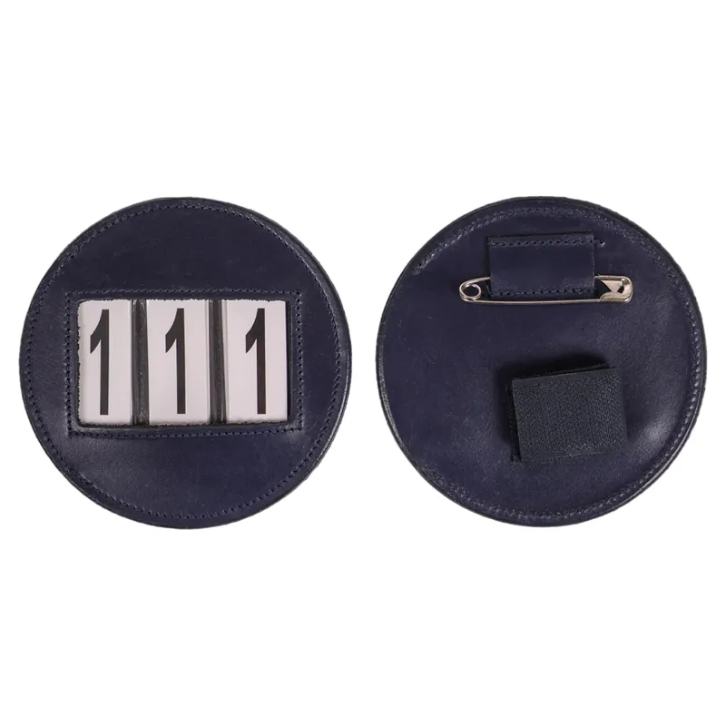 QHP Modeste Round Number Holder - Navy