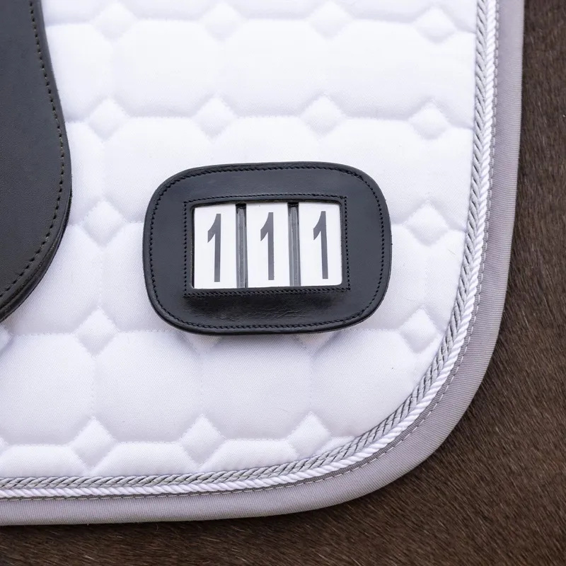 QHP Modeste Square Number Holder - Black-1