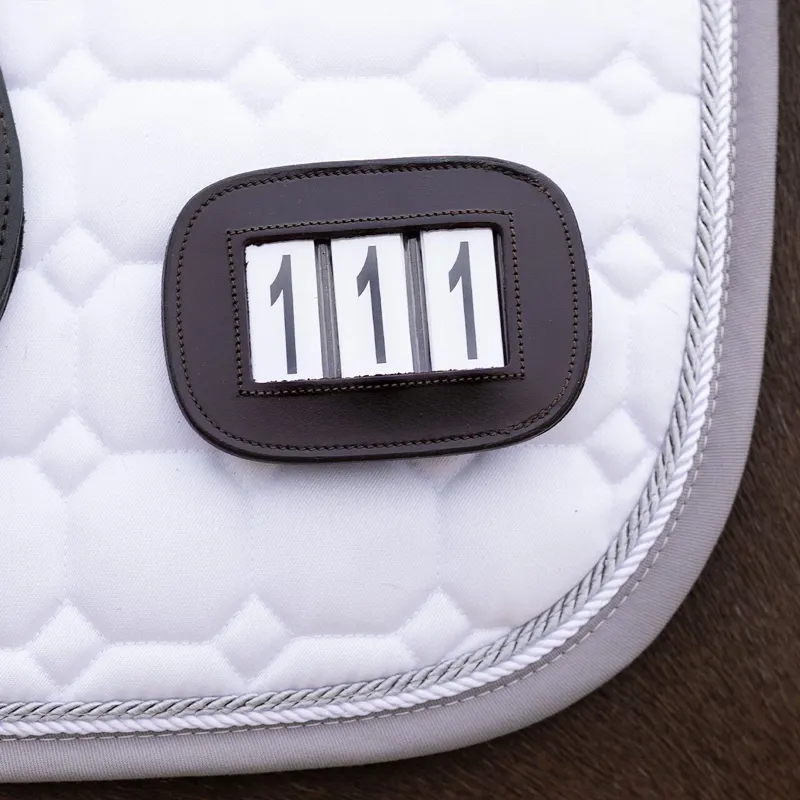 QHP Modeste Square Number Holder - Brown-1