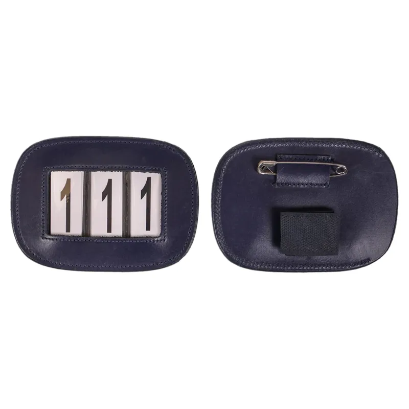 QHP Modeste Square Number Holder - Navy