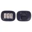 QHP Modeste Square Number Holder - Navy