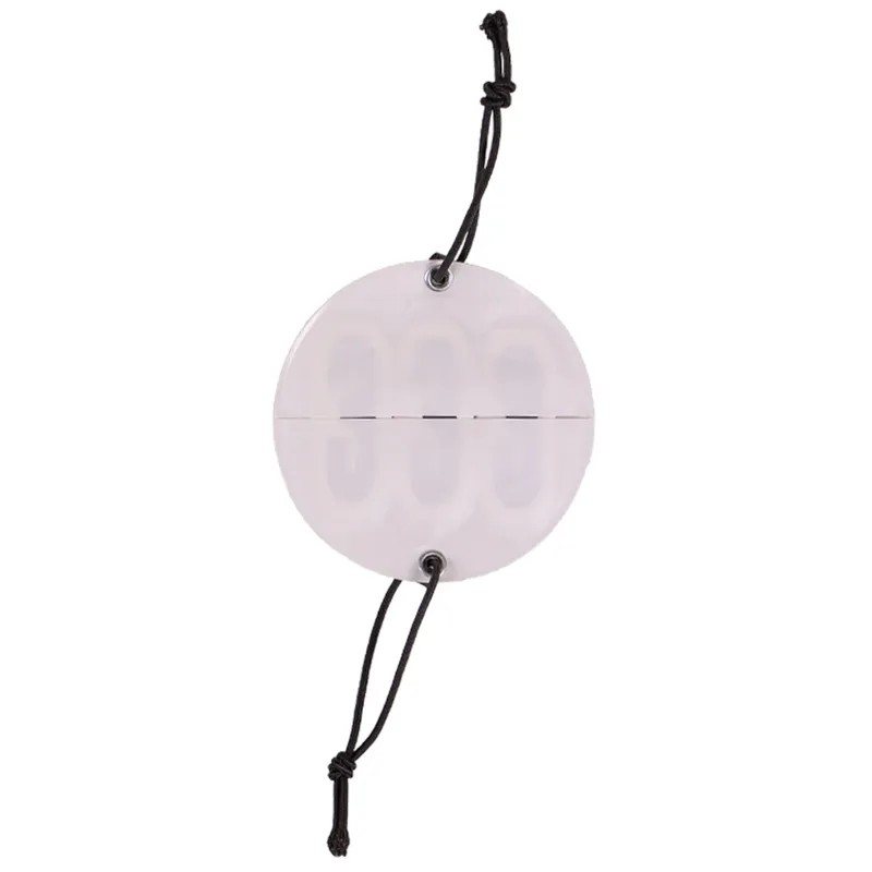 QHP Prim Elasric Number Holders - 2-Pack - White-1