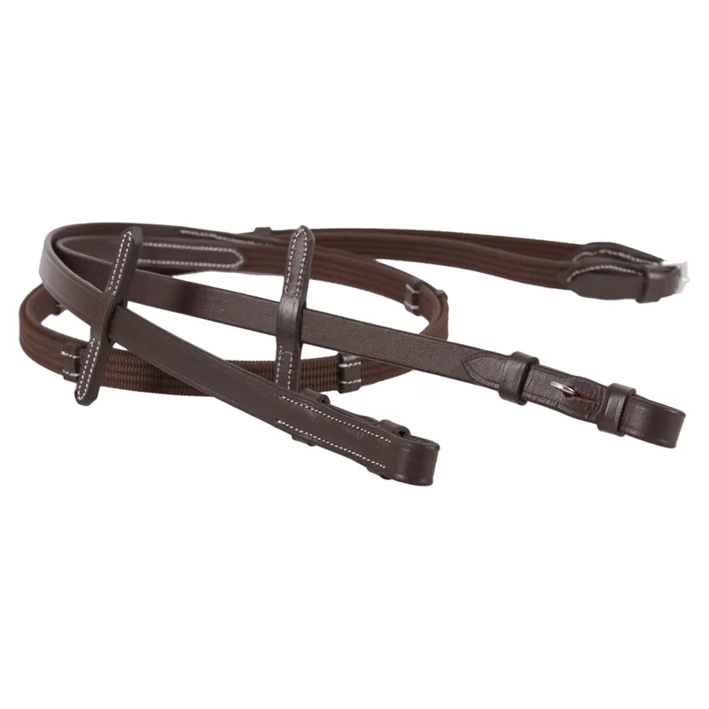 QHP Ontario Bridle with Reins - Brown-11