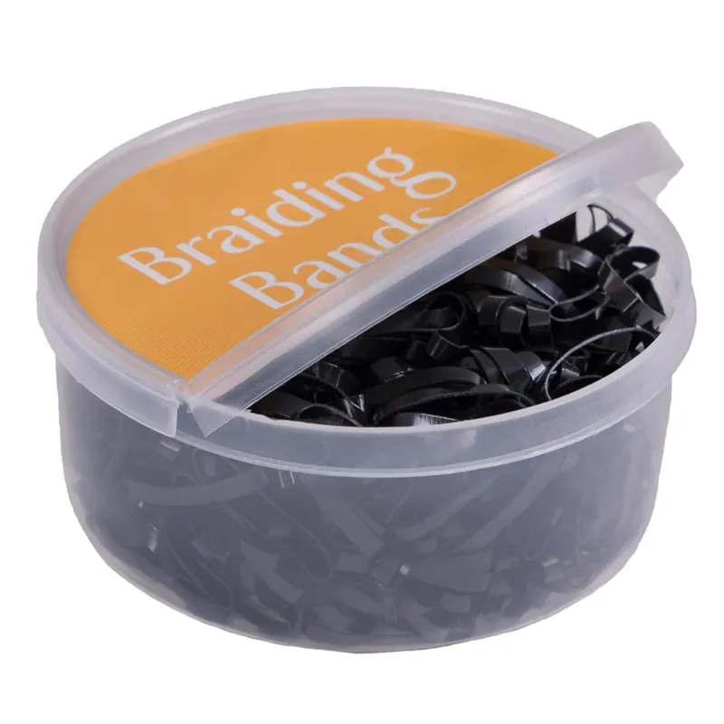 QHP Plaiting Bands in Box - Black