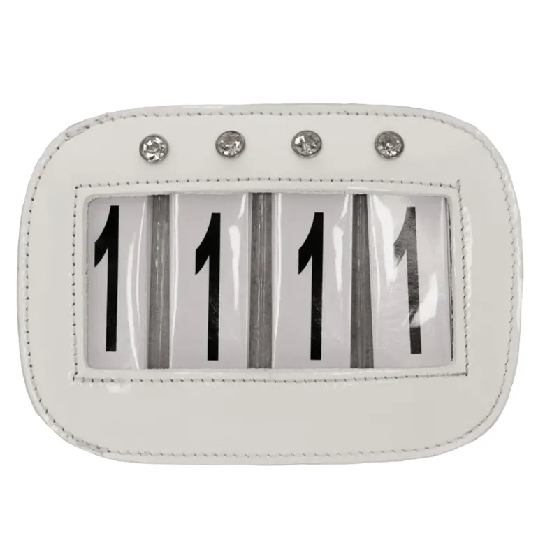 QHP Quatro Number Holder 2 Pack - White