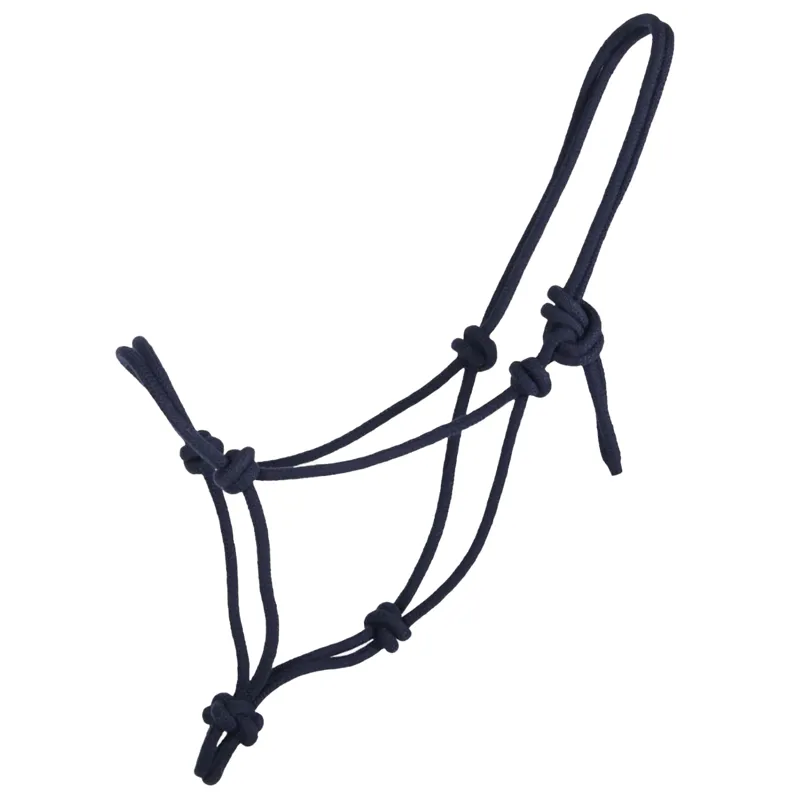 QHP Basic Rope Headcollar - Navy