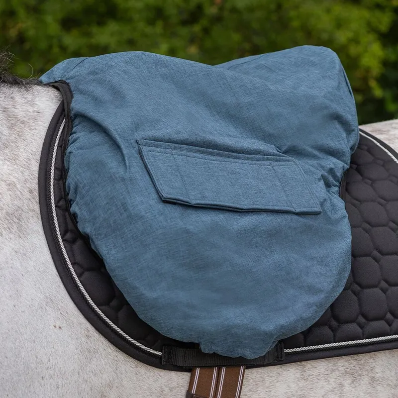 QHP Saddle Cover - Blue-1