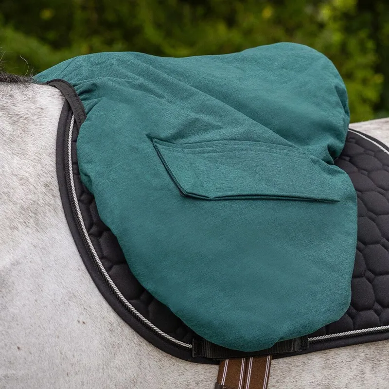 QHP Saddle Cover - Dark Green-1