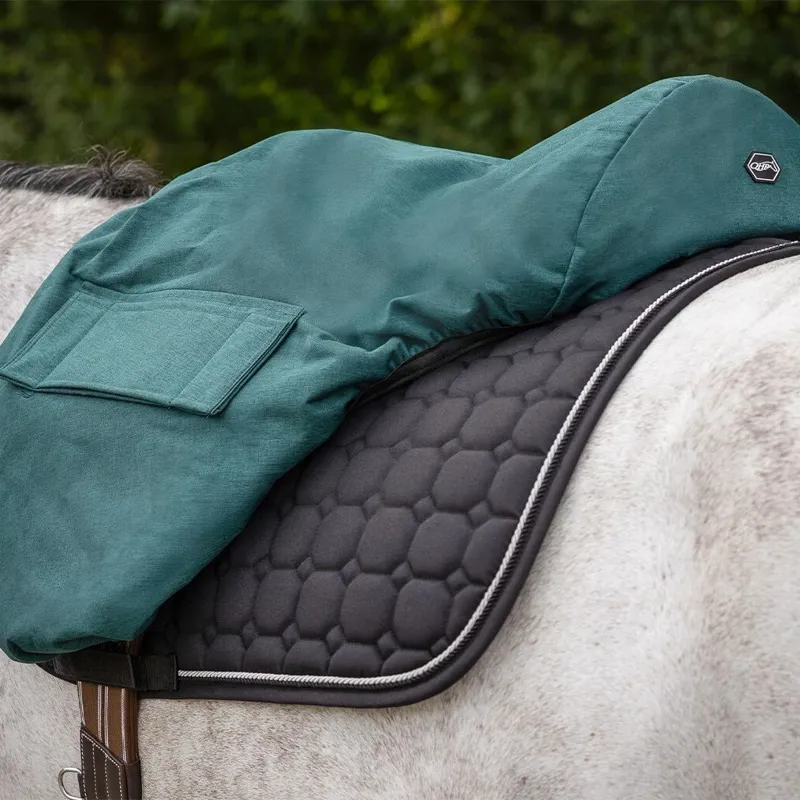 QHP Saddle Cover - Dark Green-2