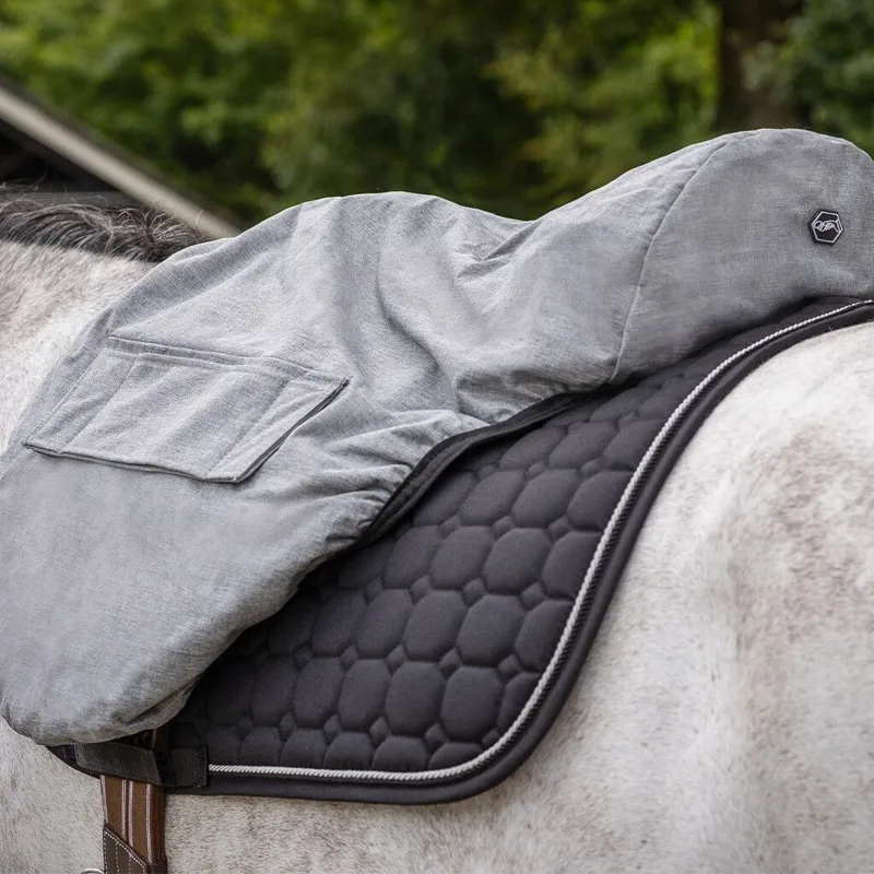 QHP Saddle Cover - Grey-2