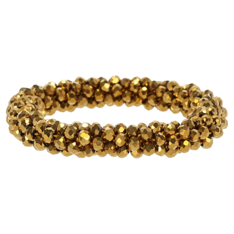 QHP Shine Hair Scrunchie - Copper