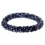 QHP Shine Hair Scrunchie - Navy