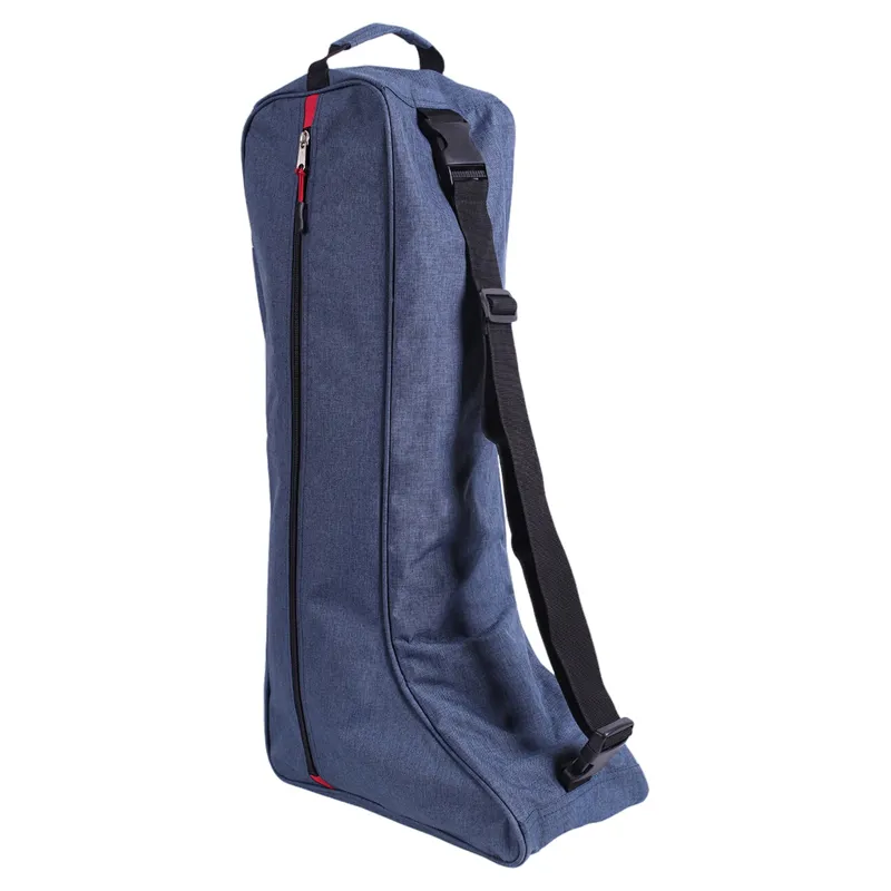 QHP Side Zip Boot Bag - Blue-1