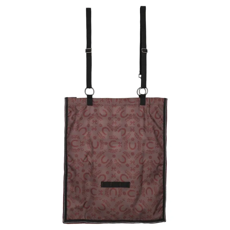 QHP Collection Slowfeeder Hay Bag - Whispering Woods-1