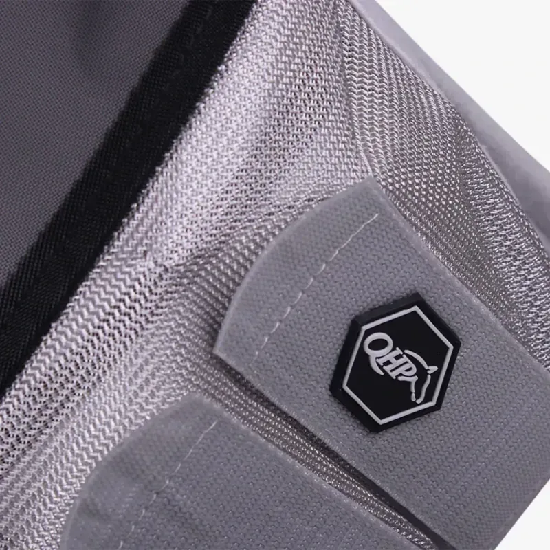 QHP Solaire Fly Mask - Grey-1