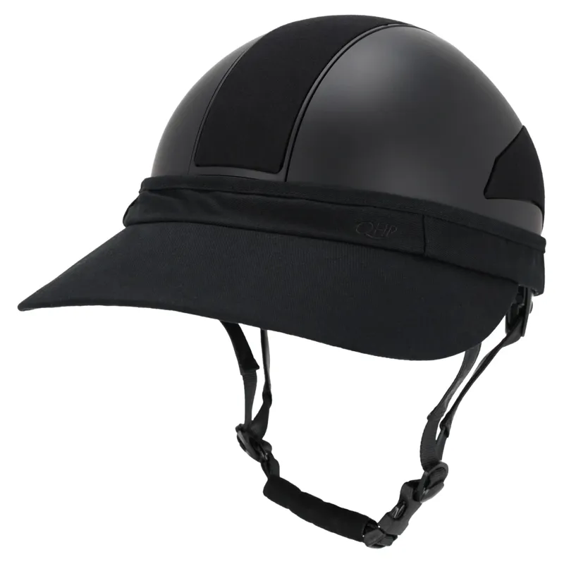 QHP Sun Visor for Riding Hat - Black-1