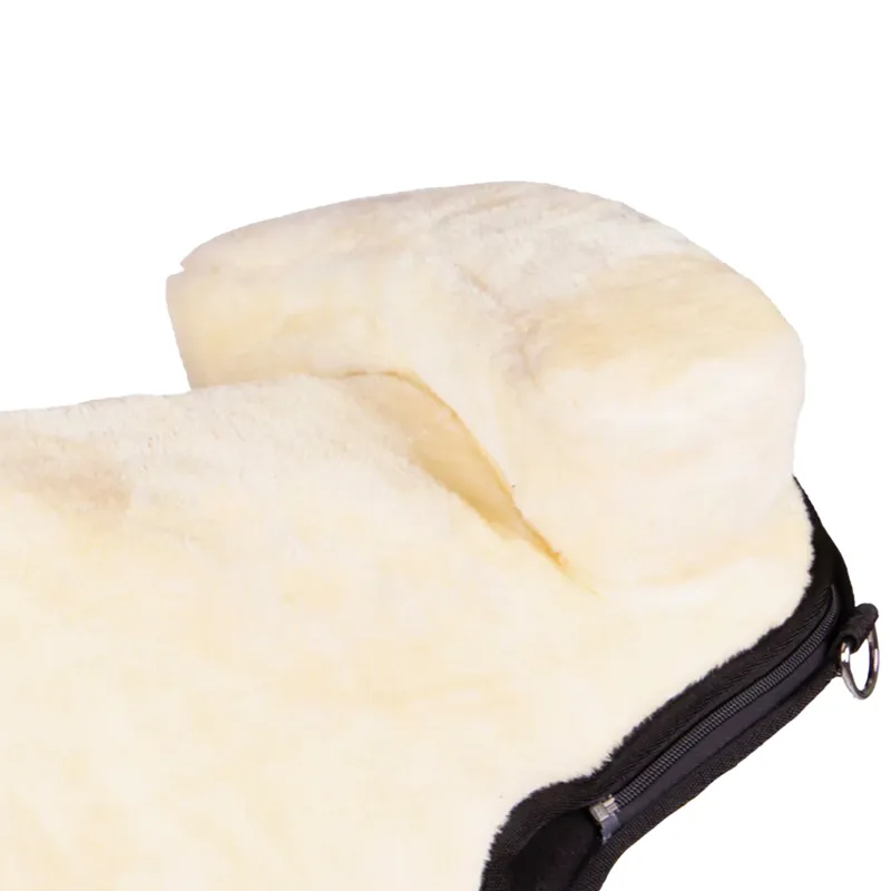 QHP Super Soft Bareback Pad - Black/Cream-2