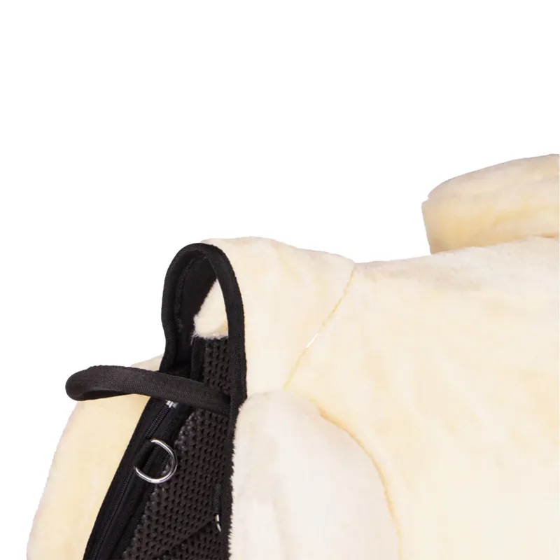 QHP Super Soft Bareback Pad - Black/Cream-1