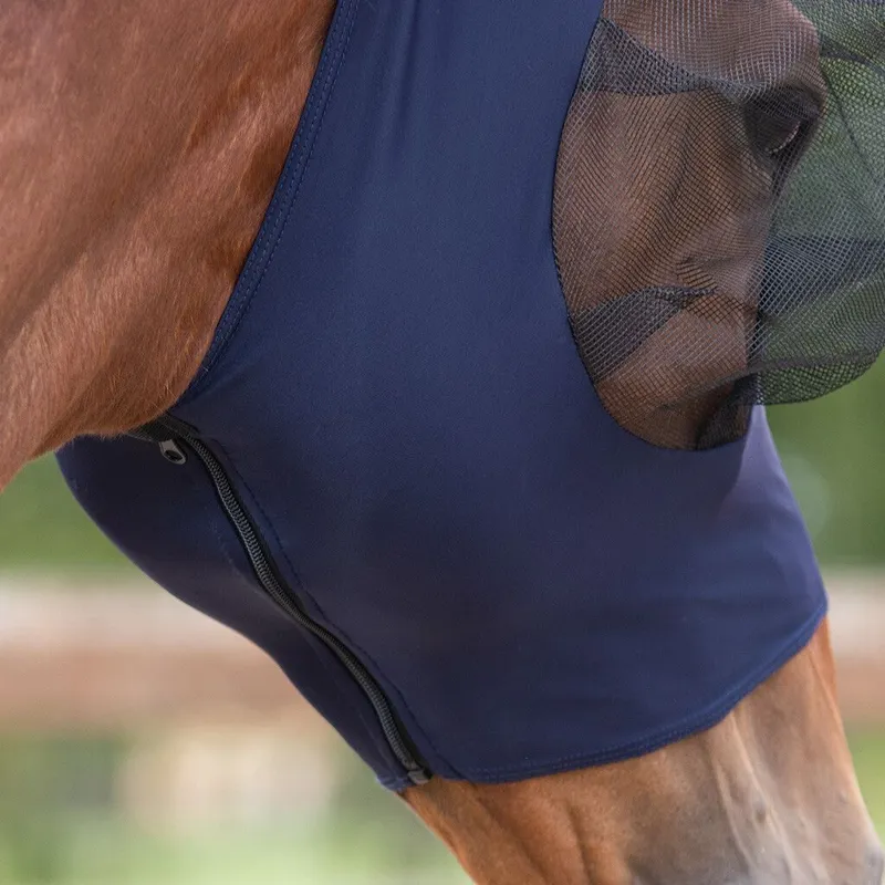 QHP Super Bug Fly Mask - Navy-1