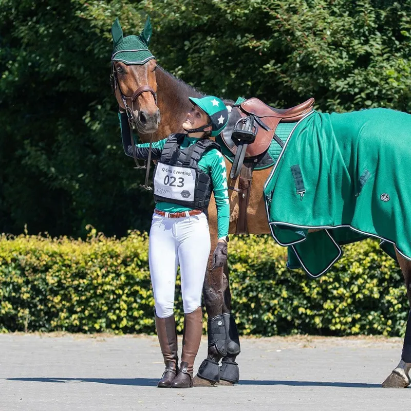 QHP Technical Eventing Fetlock Boots - Black-6