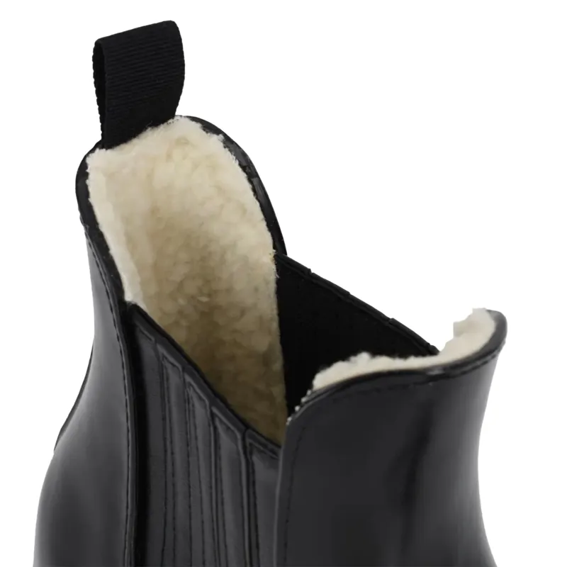 QHP Thermo Junior Jodhpur Boots - Black-6