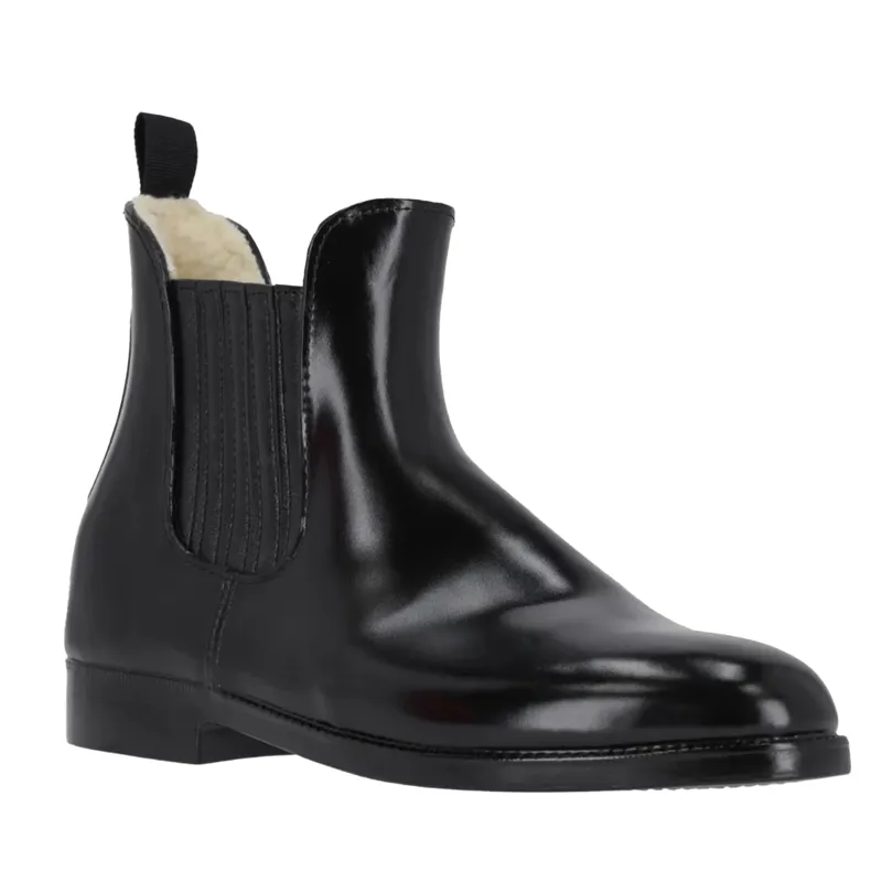 QHP Thermo Junior Jodhpur Boots - Black