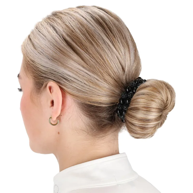 QHP Twinkle Hair Scrunchie - Black-1