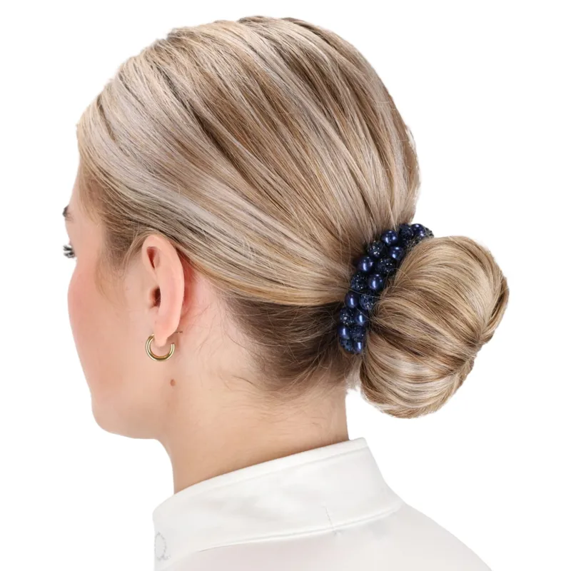 QHP Twinkle Hair Scrunchie - Navy-1