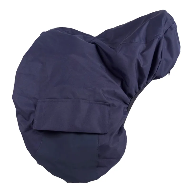 QHP Turnout Extra Water Repellent Saddle Cover - Navy-2
