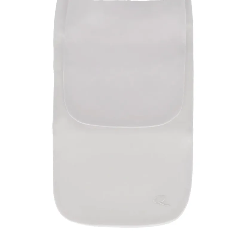 QHP Zizah Stock Tie - White/Silver-2