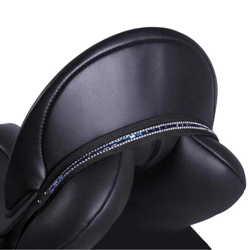 QHP Britney Saddle Jewel - Black/Cobalt Blue