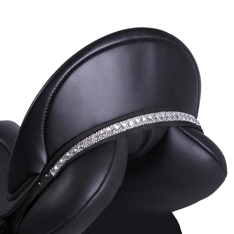 QHP Sharina Saddle Jewel - Black/Silver