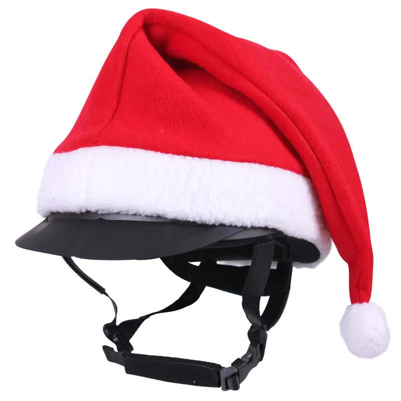 QHP Christmas Riding Hat Cover