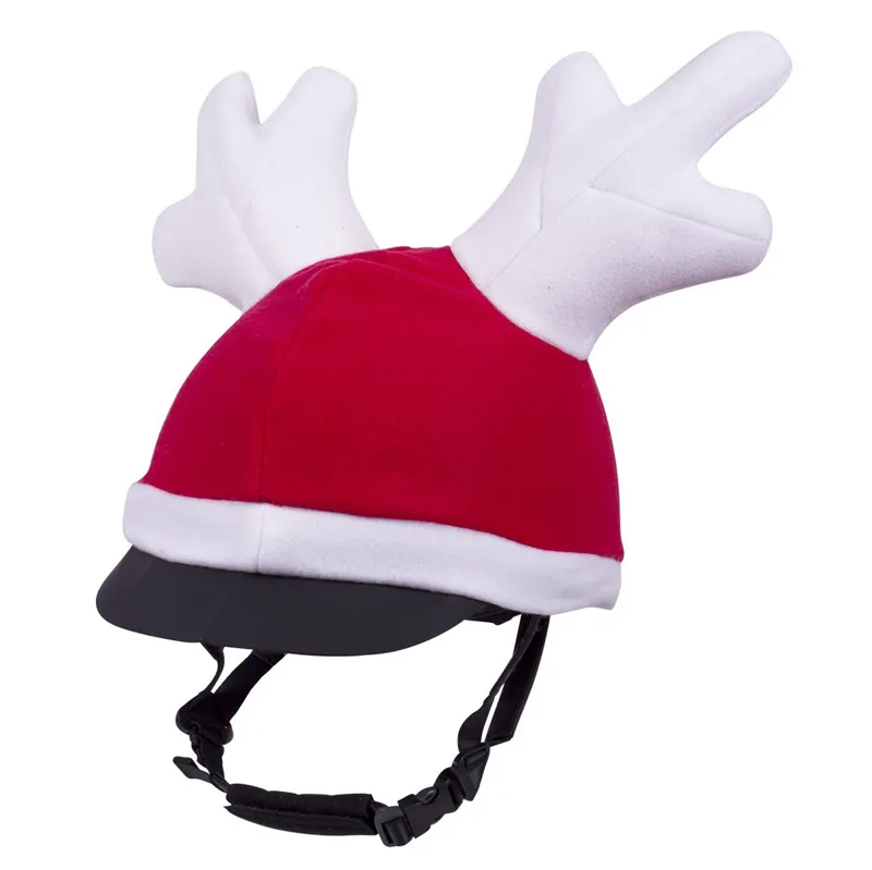 QHP Reindeer Antlers Riding Hat Cover