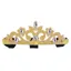 QHP Horse Crown for Bridle - Gold