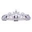 QHP Horse Crown for Bridle - Silver