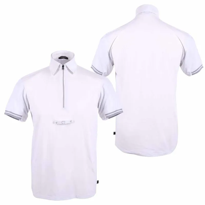 QHP Mark Mens Competition Shirt - White