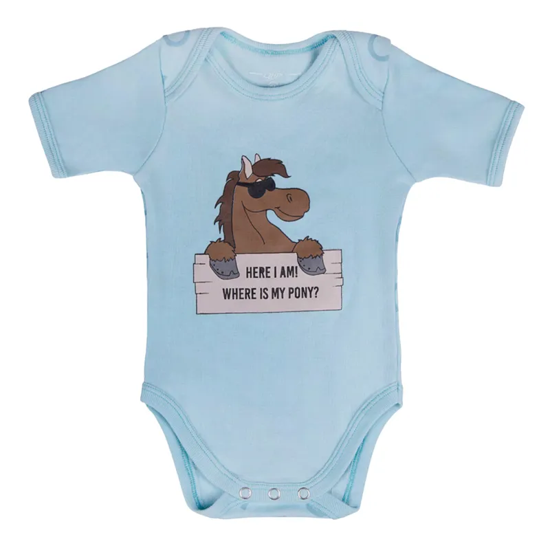 QHP Bobby Baby Romper - Baby Blue