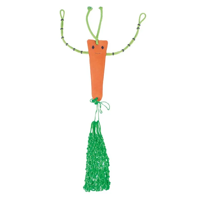 QHP Carrot Horse Toy with Haynet