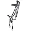 QHP Ceto Anatomical Bitless Bridle - Black