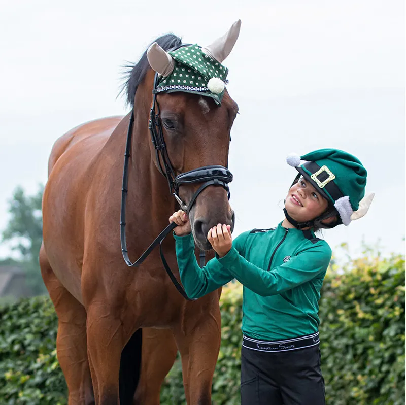 QHP Christmas Ear Net - Elf-2